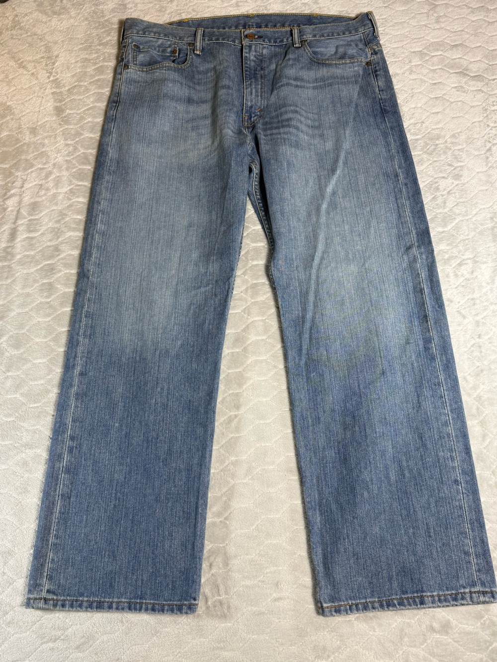 Levi’s 569 Loose Straight Light Wash Jeans Relaxed Fit 38x32 Fits 39x31 Y2K